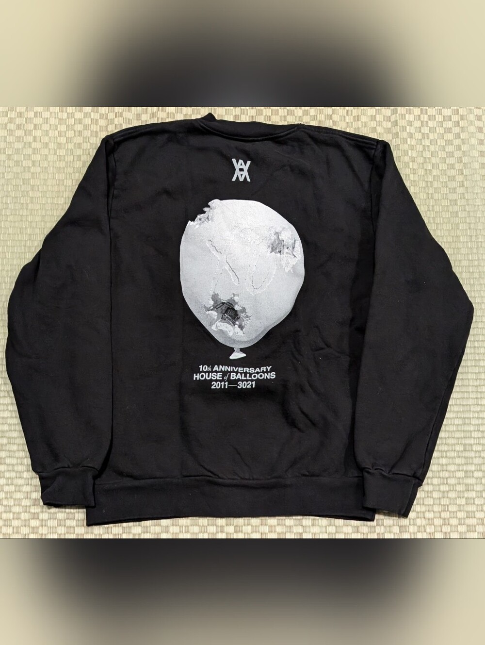 RARE The Weeknd x Daniel Arsham House of Balloons 10th Anniversary Sweatshirt Lg